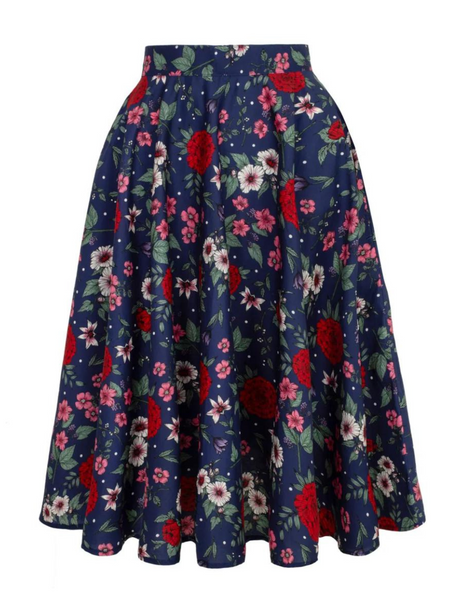 Camellia Swing Skirt