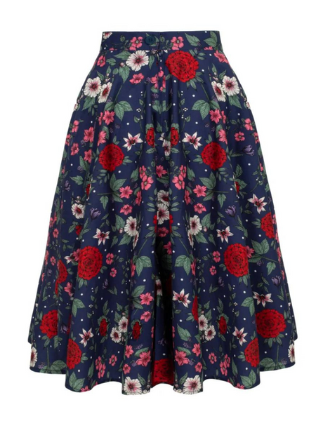 Camellia Swing Skirt