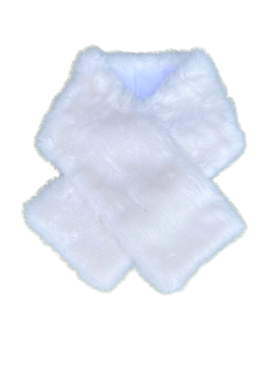 Lotte Faux Fur Stole - White