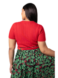 Poinsettia Top