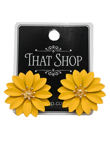 Florabella Studs - Yellow