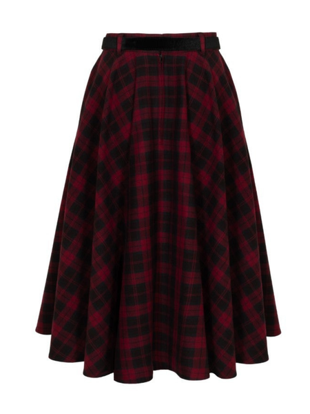 Carmina Skirt - Burgundy