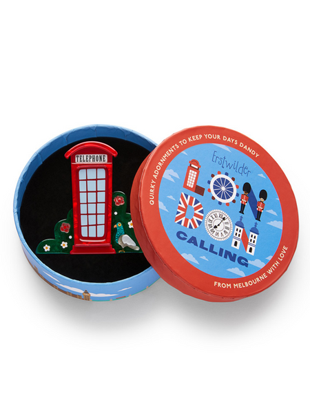 London Calling Brooch