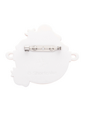 Lemon Meringue Brooch
