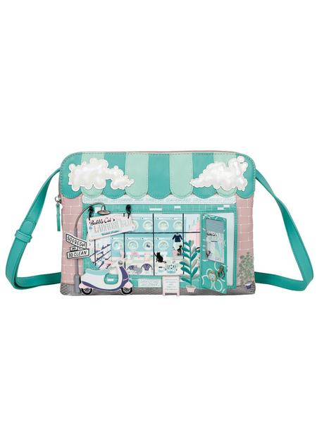 PRE-ORDER Bubble Cats Laundromat Bella Bag