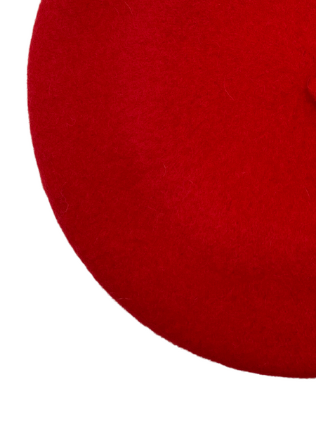 Claire French Beret - Red