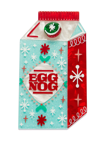 Don't Hog the Nog Brooch