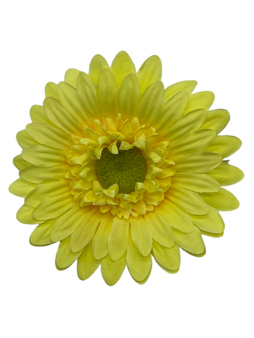 Gerbera Hair Flower - Lemon