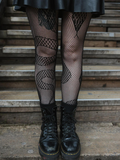 Snake Net Tights