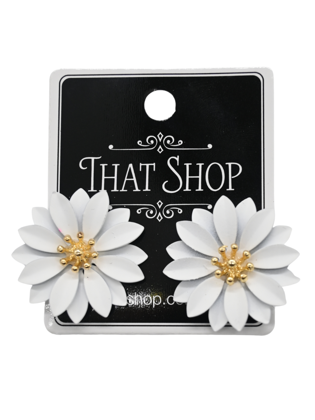 Florabella Studs - White