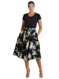 Chartwell Circle Skirt - Black