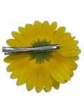 Gerbera Hair Flower - Yellow