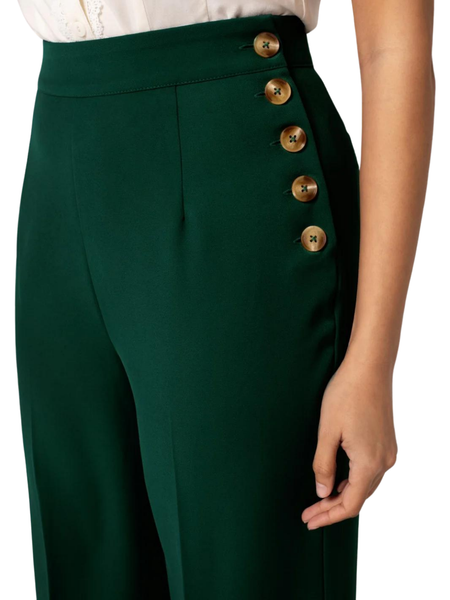 Ginger Swing Trousers - Dark Green