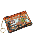 Sugar and Spice Coffee Shop Zipper Coin Purse