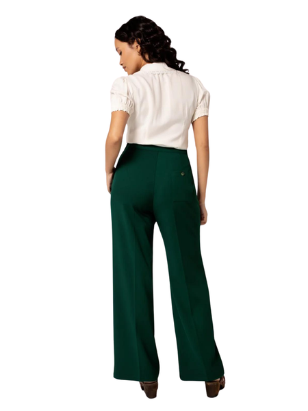 Ginger Swing Trousers - Dark Green