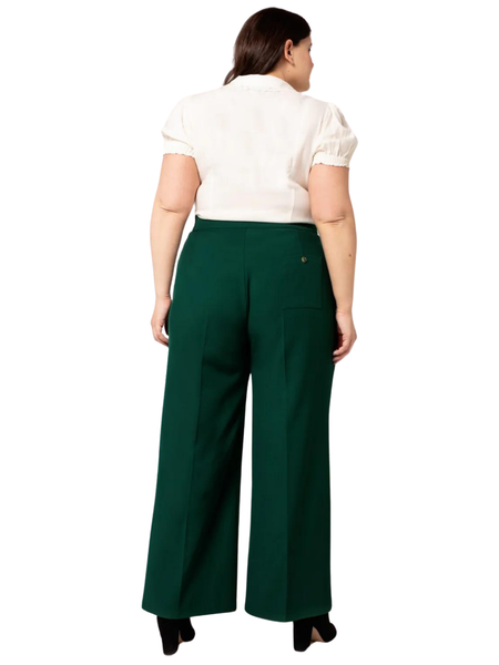 Ginger Swing Trousers - Dark Green