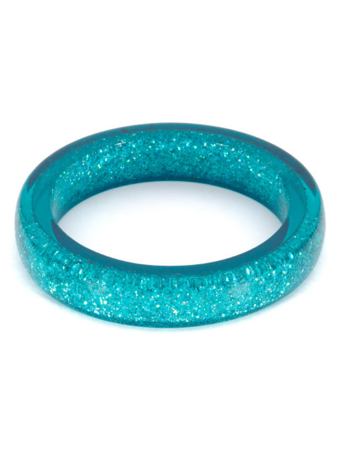 Teal Glitter Bangle