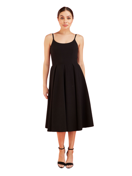 Priscilla Stretch Midi - Black