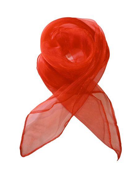 Chiffon Scarf - Red