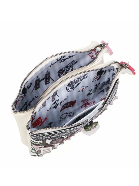 The Cats Ruffle Double Zipper Coin Purse