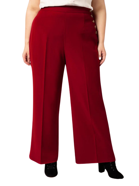 Ginger Swing Trousers - Red