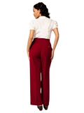 Ginger Swing Trousers - Red