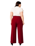 Ginger Swing Trousers - Red