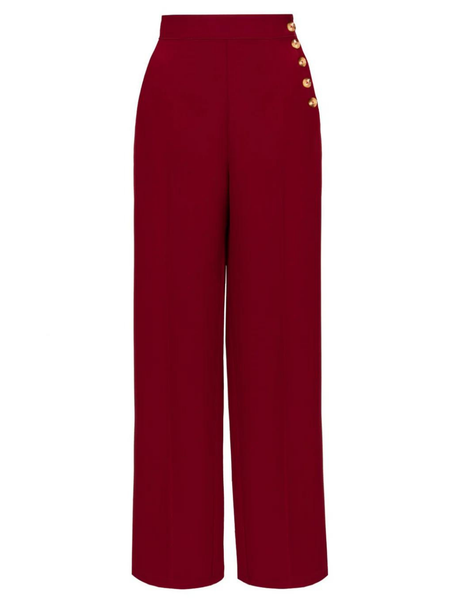 Ginger Swing Trousers - Red