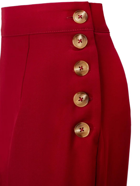 Ginger Swing Trousers - Red