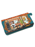 Sugar and Spice Coffee Shop Large Zip Around Wallet