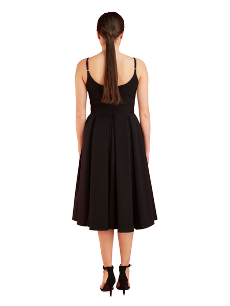 Priscilla Stretch Midi - Black