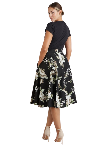 Chartwell Circle Skirt - Black