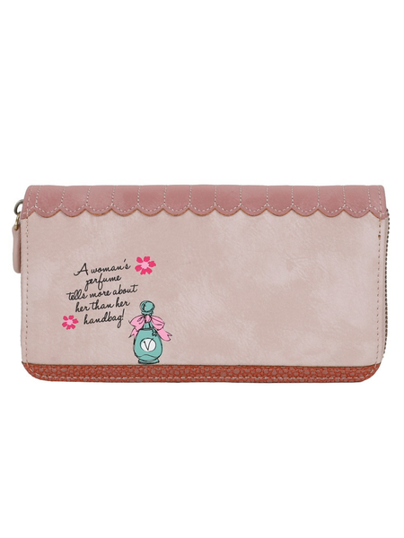 PRE-ORDER Perfumery Large Zip Around Wallet - Blush Edition