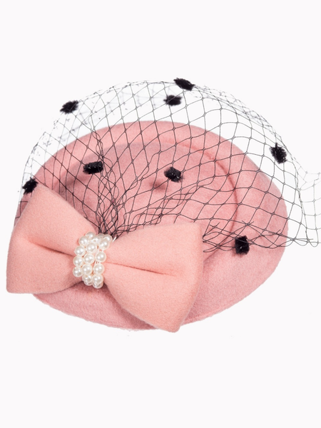 Judith Pillbox Hat - Dusty Pink