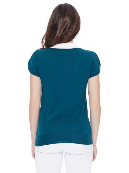 Felicity Knit Top - Teal