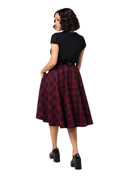 Carmina Skirt - Burgundy