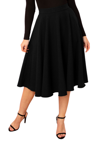 Black Circle Skirt