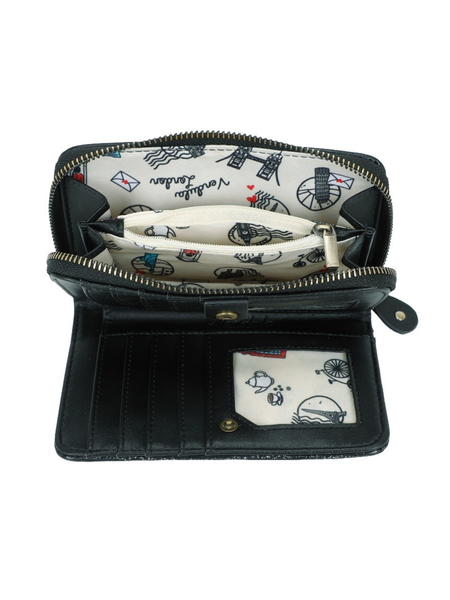 Purrlesque Club Zip Around Wallet