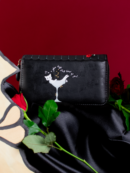 Purrlesque Club Zip Around Wallet