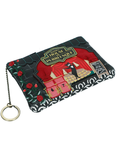 Purrlesque Club Zipper Coin Purse