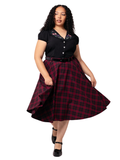 Carmina Skirt - Burgundy