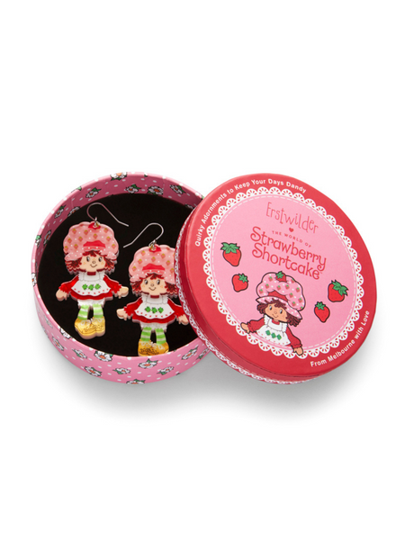 Sweet Strawberry Shortcake Drop Earrings