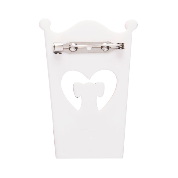 Free Kisses Brooch