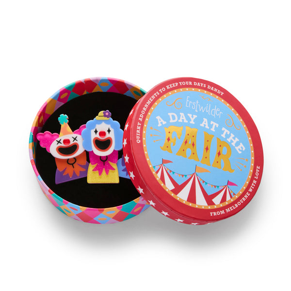 The Laughing Clowns Brooch