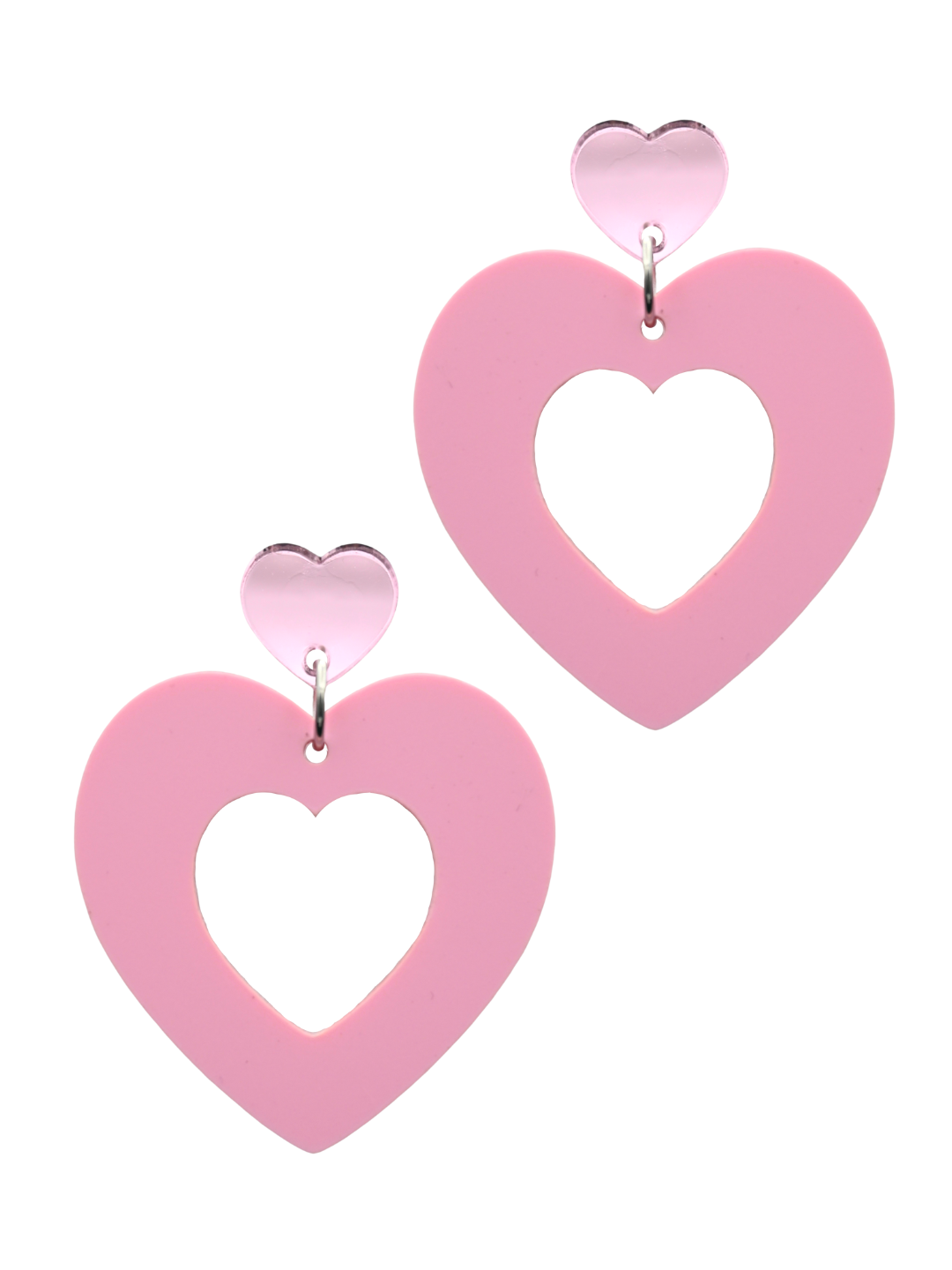 Dollface Drop Earrings - Pink