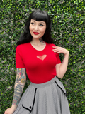 Heart Top - Red