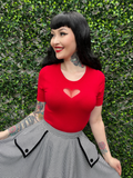 Heart Top - Red