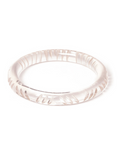 Narrow Crystal Heavy Carve Bangle - Duchess