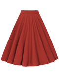 Milla Swing Skirt - Red