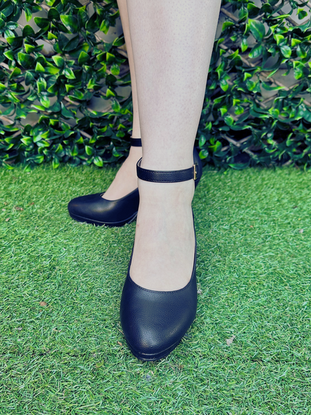 Neo Platform Heels - Navy